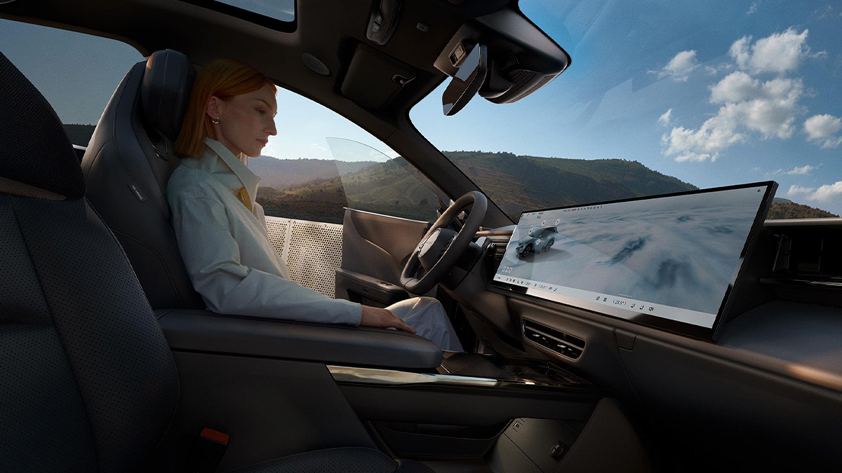 Das brandneue Interieur des Mazda CX-6e